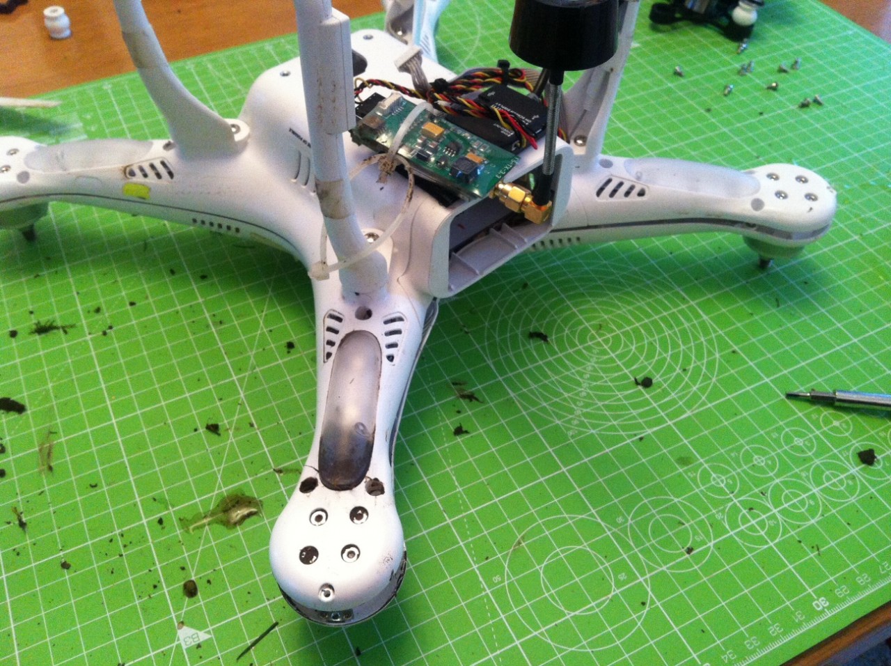 Crashed Phantom 2 Repairs - What I learned may help you.