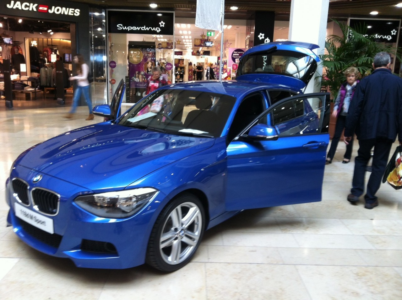 BMW Showcased two models the 2 series active tourer and the 1 series 118d