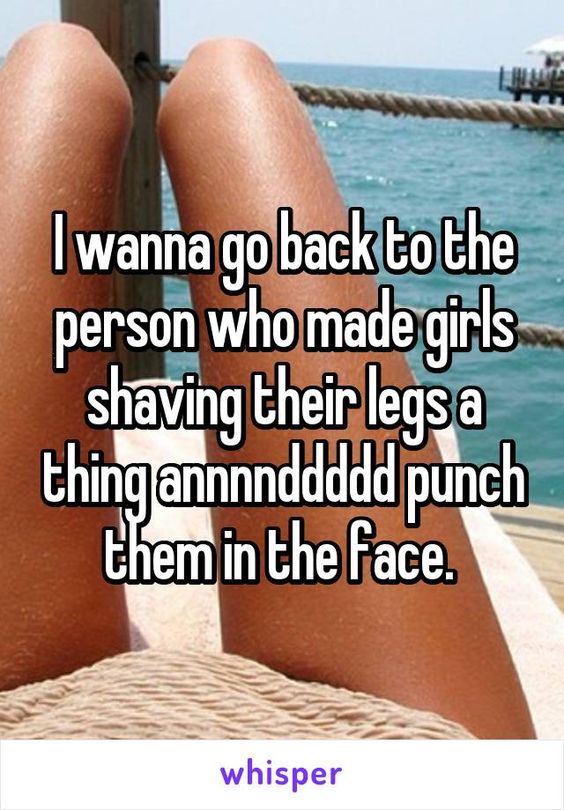 funny shaving women