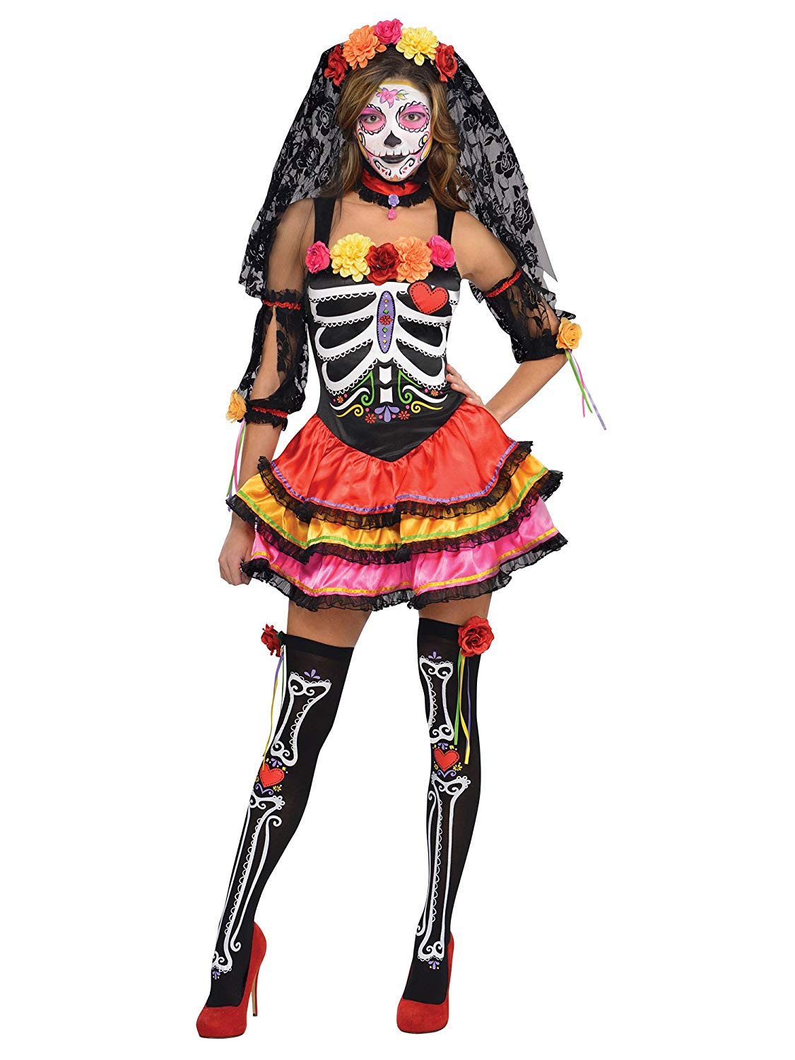 female day of dead costume