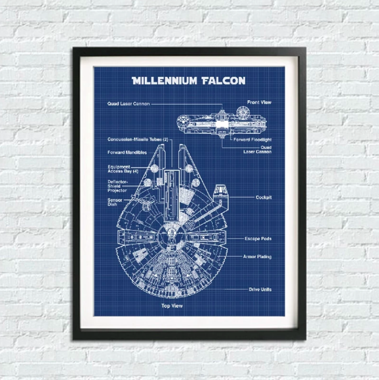 Millenium Falcon Blueprint
