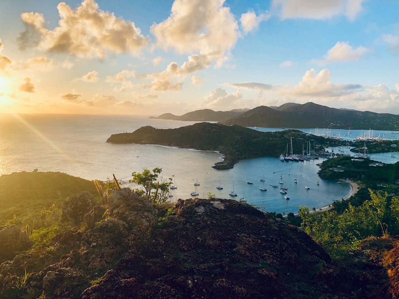 English Harbour From Shirley Heights