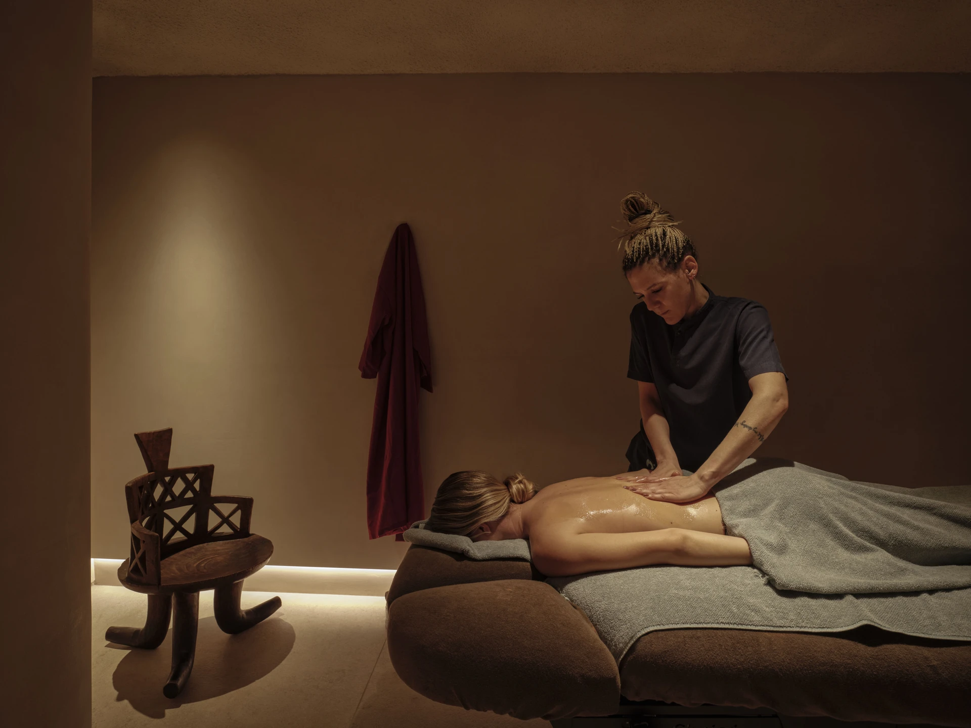 Spa treatment at the Nao Center, Minos Palace